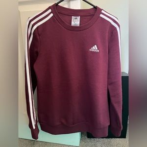 Adidas 3-stripe crewneck sweatshirt